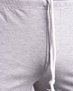 Men Knitted Solid Color Casual Loungewear Shorts Mid Rise Soft Polyester/Cotton Blend Breathable Summer - Product Image 6