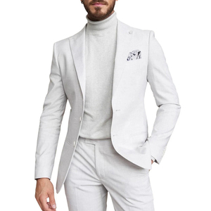 Customizable Men's Solid Color Three-Piece <b>Suit</b> Set Business Casual Notch Lapel Single Breasted Design Slim-Fit <b>Suit</b> Set - Product Image 3