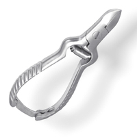 Coupe-ongles incurvé professionnel en acier inoxydable de qualité chirurgicale, robuste, pour podologie, ongles incarnés épais, à mâchoires larges