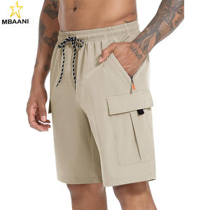 กางเกงขาสั้นคาร์โก้ผู้ชาย แห้งเร็ว น้ำหนักเบา ยืดหยุ่นได้ เหมาะสำหรับเดินป่า มี 5 กระเป๋า ไม่มีซับใน - Product Image 1