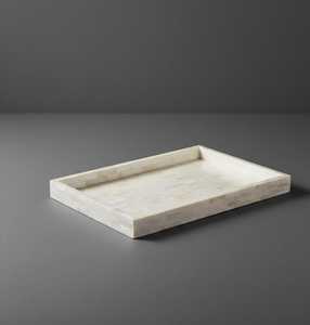 Plateau en os blanc de qualité supérieure avec motif mosaïque contemporain, fait main, pour la décoration intérieure et la solution de service hôtelier - Product Image 4