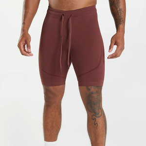 Shorts de course décontractés pour hommes, couleur unie, séchage rapide, pour la gym, le jogging, l'entraînement, les exercices, les sports - Product Image 4