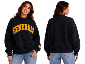 Buy Wholesale Pullover Oversized <b>Mock</b> <b>Neck</b> Sweatshirt Breathable Casual For Women Casual Cozy <b>Top</b> With Custom Logo - Product Image 1