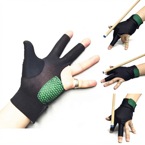 Guantes de Billar Personalizados al Por Mayor, Nuevo Estilo, Mejor Calidad, Color Sólido, 3 Dedos, Cómodos y Flexibles - Product Image 4