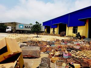 Handmade Modern Bamboo Wood Lacquer <b>Vase</b> Round <b>Floor</b> <b>Vase</b> for Home Decorative Use Christmas Pattern Made in Vietnam - Product Image 5