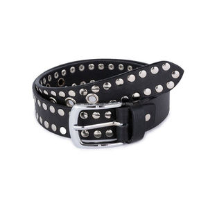 Cinturón de cuero desgastado Vintage para hombre, hecho a mano, con textura suave, hebilla clásica, cintura ajustable, cinturón de cuero genuino - Product Image 2