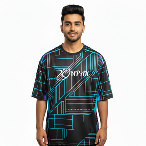 Camiseta Premium Extra Grande Sublimada para Hombre, Ropa Urbana Moderna, Informal, Holgada y a la Moda - Product Image 1