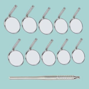 BAFA SURGICAL INSTRUMENTS Juego de 10 Espejos Dentales de Acero Inoxidable, Reflectores para Cuidado Bucal, Uso Odontológico, Autoclavables, Ergonómicos - Product Image 4