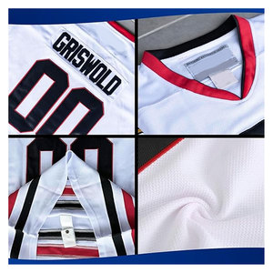 Maillot de hockey avec lettres et numéros brodés, vêtements authentiques Fabs Apparel, qualité supérieure, uniforme d'équipe de hockey sur glace, respirant, durable - Product Image 4