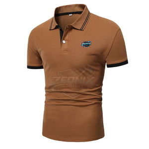 Camisetas de Punto de Color Sólido de Primera Calidad, 100% Algodón, Tallas Grandes para Hombre, Ropa de Verano, Precio Bajo al por Mayor para Adultos - Product Image 2