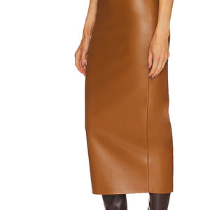Elegant Style Sexy Leather Dress For Women Wear Glamour Nights And Romantic Passion High Quality Women Dress - Product Image 5