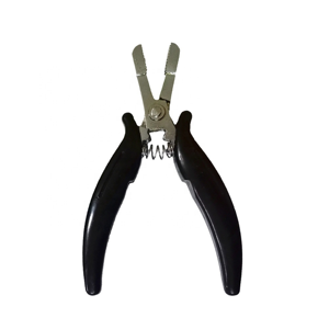 Pinzas Premium para Extensiones de Cabello con Dientes para Microperlas, Extensiones I-Tip, Herramienta Profesional de Salón con 3 Orificios - Product Image 1