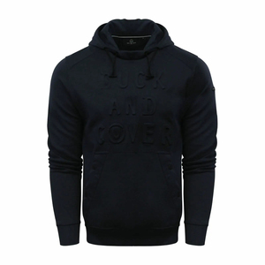 Sweat à capuche surdimensionné personnalisé pour homme en mélange polyester/coton épais avec motif en relief, prêt pour l'hiver, respirant - Product Image 4