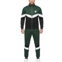 Ensemble de survêtement de course pour hommes, veste et pantalon d'entraînement légers, tenue de performance athlétique pour la course en plein air