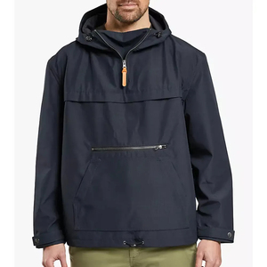 High Street <b>Men's</b> Clothing Windbreaker <b>Jackets</b> Outdoor <b>Lightweight</b> <b>Rain</b> Coat Zipper Hooded Winter Polyester <b>Jackets</b> - Product Image 4