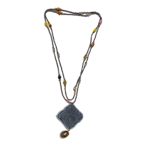 Collar Bohemio con Borlas y Cuentas para Mujer, Joyería de Moda, Colgante de Ojo Colorido, Cadena Multicapa, Accesorio de Moda - Product Image 4