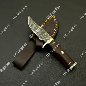 มีดคุณภาพสูง เกรดอุตสาหกรรม ผลิตจากเหล็กดามัสกัส คมกริบ ใบมีดคงที่ สำหรับล่าสัตว์ ตั้งแคมป์ กิจกรรมกลางแจ้ง EDC มีดทางยุทธวิธี รับผลิตแบบ OEM - Product Image 2