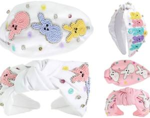 Serre-tête élégant à fleurs et perles avec broderie fine faite à la main pour femmes – Collections de mode boutique et vente en gros - Product Image 3