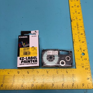 Cartucho de Tinta Negra para Impresora de Etiquetas Casio XR-9WE1 de 9 mm - Equipo y Piezas de Semiconductores de Confianza a Nivel Mundial - Product Image 1