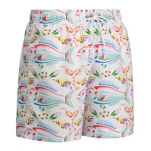 Shorts de bain pour hommes personnalisés de haute qualité, écologiques, légers, respirants, séchage rapide, avec cordon de serrage, vêtements de plage, OEM, marque privée - Product Image 2