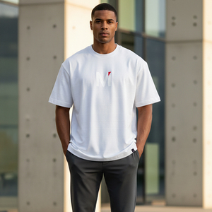 Camiseta Extra Grande de Algodón Grueso Premium para Gimnasio, Fitness, Culturismo, Corte Holgado, Personalizable con Etiqueta Privada - Product Image 6