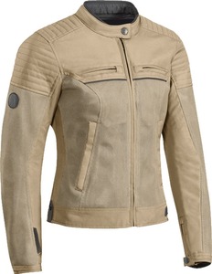 Chaqueta de moto para mujer, impermeable, para turismo/todoterreno, temporada de verano, enduro/aventura, de malla textil, con protecciones de nivel 2 CE. - Product Image 1