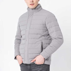 Veste d'hiver chaude pour homme, style streetwear, doudoune matelassée personnalisée en polyester pour homme, vente en gros - Product Image 3