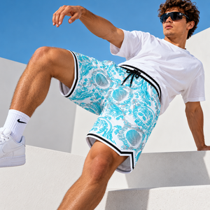 Pantalones Cortos Deportivos de Malla Personalizados de Alta Calidad para Hombre, Sublimados, de Doble Capa, de Poliéster, para Baloncesto, de 5 Pulgadas - Product Image 6