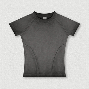T-shirts d'été décontractés pour hommes, imprimés, en maille de polyester-coton, à manches courtes, respirants, avec col boutonné - Product Image 1