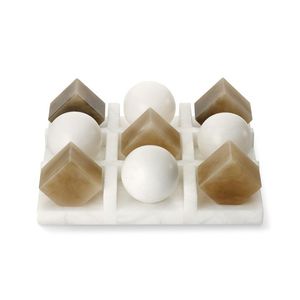 Trending Handmade Marble <b>Table</b> Game Luxury Tic Tac Toe Decor Puzzle Board for Premium Home Office <b>Coffee</b> <b>Table</b> Styling Set - Product Image 5