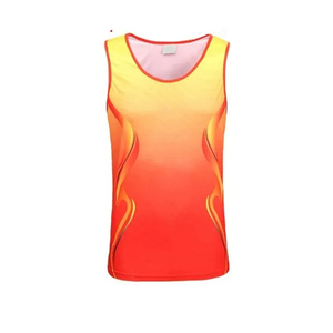 Uniformes Deportivos Transpirables Personalizados para Atletismo Unisex - Camiseta sin Mangas y Pantalones Cortos para Correr - Product Image 2