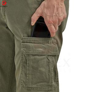 Men's <b>Cargo</b> <b>Pants</b> Premium Cotton Quick Dry Breathable Lightweight Relaxed Fit Multi Pocket Utility Trousers Casual <b>Work</b> - Product Image 6