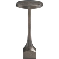 Table d'appoint en aluminium au design tendance et minimaliste, idéale pour les maisons urbaines et les thèmes de décoration de style industriel