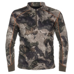 Men's Camouflage Long Sleeve Hunting Shirt Breathable Soft <b>Shell</b> Full Zip Top Autumn Wear - Product Image 2