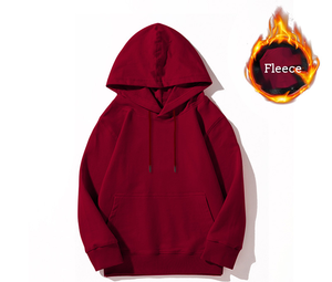 Sweat-shirt à capuche personnalisé pour bébé garçon ou fille, couleur unie, manches longues, pull à capuche pour tout-petits, adultes, unisexe - Product Image 4