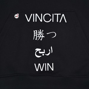 Sweat-shirt à capuche noir pour homme, best-seller, en coton tricoté, coupe classique, décontracté, pour l'automne, avec poche avant, logo imprimé, design Win - Product Image 6