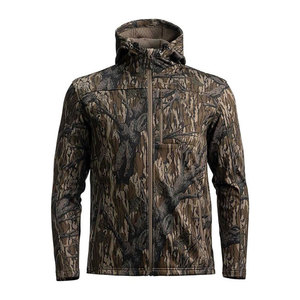 Veste de chasse pour hommes en gros, imperméable, durable, abordable, avec capuche réglable, pour activités de plein air - Product Image 1