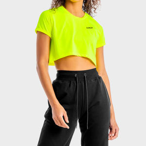 T-shirt court décontracté pour femme, tendance été, coupe ample, style urbain, manches courtes, collection 2026 - Product Image 5