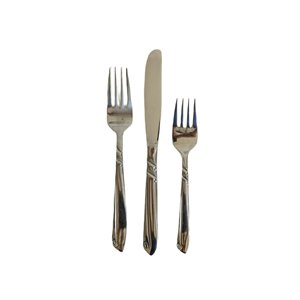 Ensemble de couverts vintage en métal, design coquille de poisson, finition mate, durable, pour mariage, dîner, maison, restaurant, hôtel, banquet, fête - Product Image 6