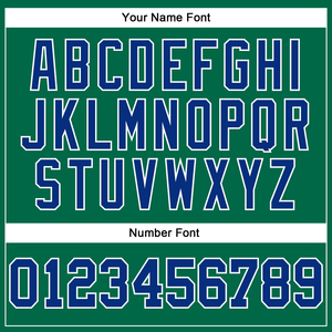 Jersey de Fútbol Americano Unisex de Poliéster Verde Kelly con Bordado Personalizado de Diseño Moderno, Absorbente de Humedad, con Nombre de Equipo Personalizado - Product Image 4