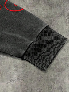 Sweat à capuche oversize pour homme, streetwear décontracté, vêtement de sport, épaules tombantes, pull épais, hiver, mode personnalisée, OEM, prix de gros - Product Image 5