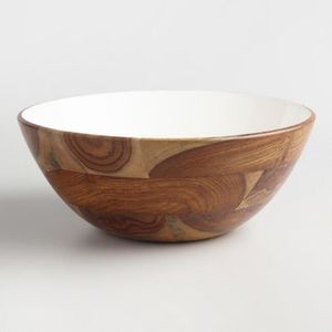 Tazón de Madera Ecológico Hecho a Mano, Diseño Moderno y Minimalista, Grano de Madera Natural, Decoración para el Hogar, Tazón para Servir Comida en Bodas - Product Image 3