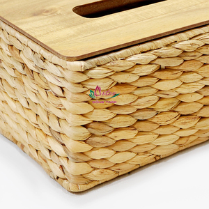 Custom Durable <b>Bamboo</b> Tissue and Napkin Holder Light Luxury Wooden Table Surface Design for Home Office Hotel and Restaurant - Product Image 5