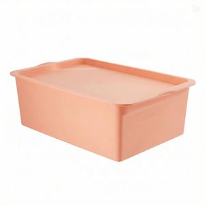OEM Custom Eco-Friendly PP Plastic Rectangle <b>Storage</b> Container with Lid Food Grade <b>Box</b> 3-6L - Product Image 4