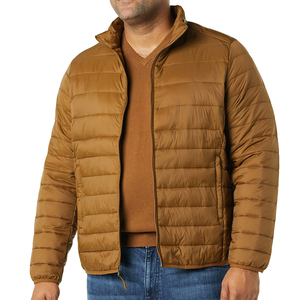 Cool Fabric Men's Jacket Soft Touch Fabric Stretchy And Trendy Material Popular Fabric Puffer Jacket For Men's - Product Image 4