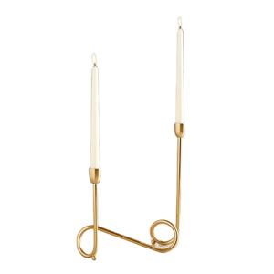 Support de bougie en métal en Aluminium, décoration de mariage, centre de table, ensemble de bougeoirs, prix le plus bas - Product Image 1