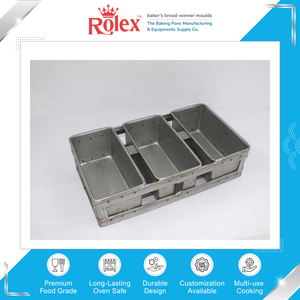High Quality Wholesale Supply Heavy Duty and Oven Safe 400g Seamless Bread Pan <b>Set</b> with Non Stick Coating Option Available - Product Image 2