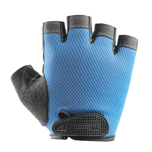 ANAX SPORTS High Quality Original Leather Breathable Lightweight Professional Weightlifting Gym Half Finger Non-Slip Hook <b>Gloves</b> - Product Image 5