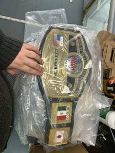 Ceinture de championnat de lutte mondiale NWA poids lourd, 2 mm, globe bombé, en cuir de vache, boucle en alliage, étanche et confortable - Product Image 6