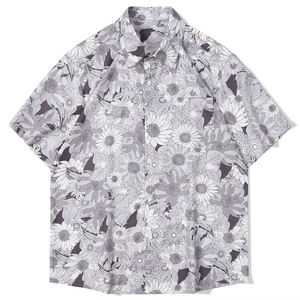 Camisa Hawaiana de Playa para Hombre, Personalizada con Estampado Floral, de Secado Rápido, Manga Corta y Botones - Product Image 1